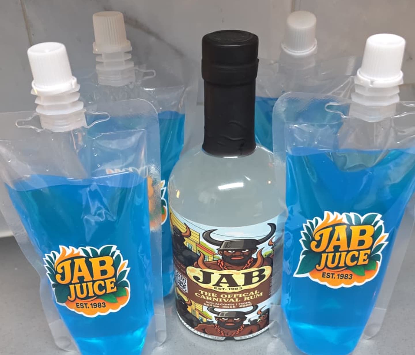 JAB Juice bottle detail